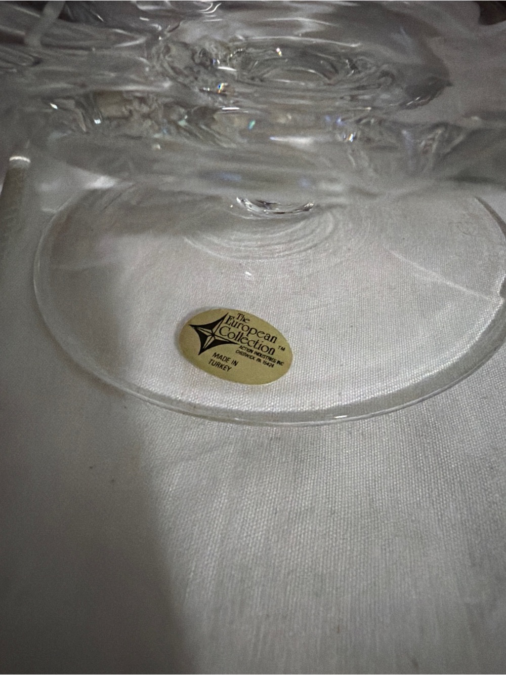 Vintage The European Collection Floral Pedestal  Apothecary Jar with Lid - Picture 12 of 12